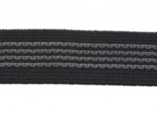 Резинка ткацкая с латексом 25 мм черная
